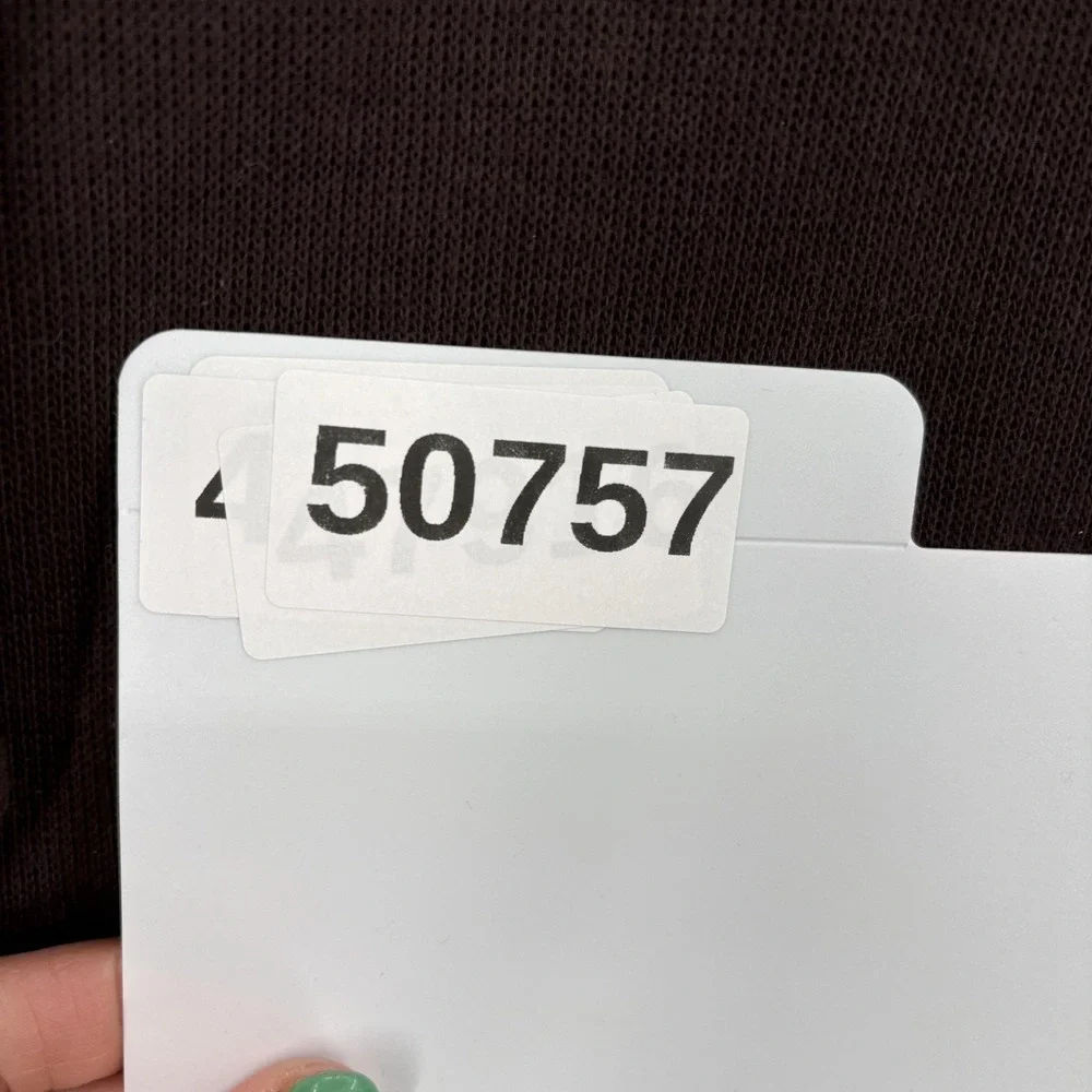 Perry Ellis Sweater Mens 2XL Brown Cotton Blend 1/4 Zip Collared Pullover Pocket - Picture 13 of 13